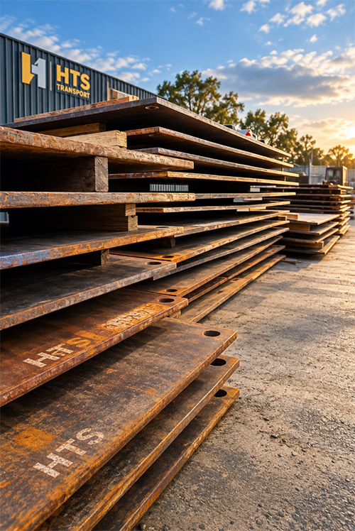 Steel Road Plate Trench Covering